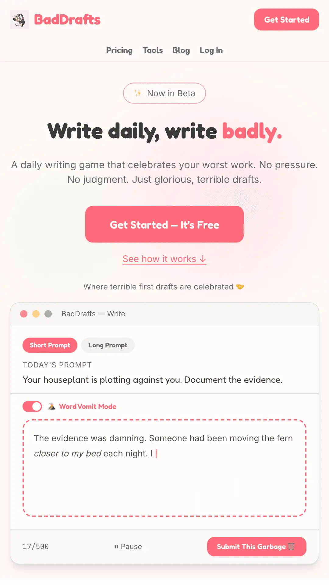 Screenshot 1 of BadDrafts