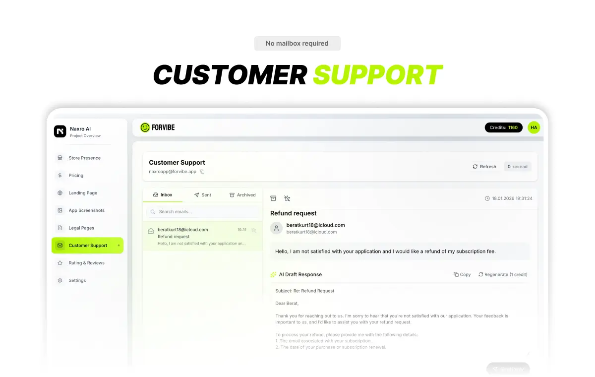 Screenshot 1 of Forvibe