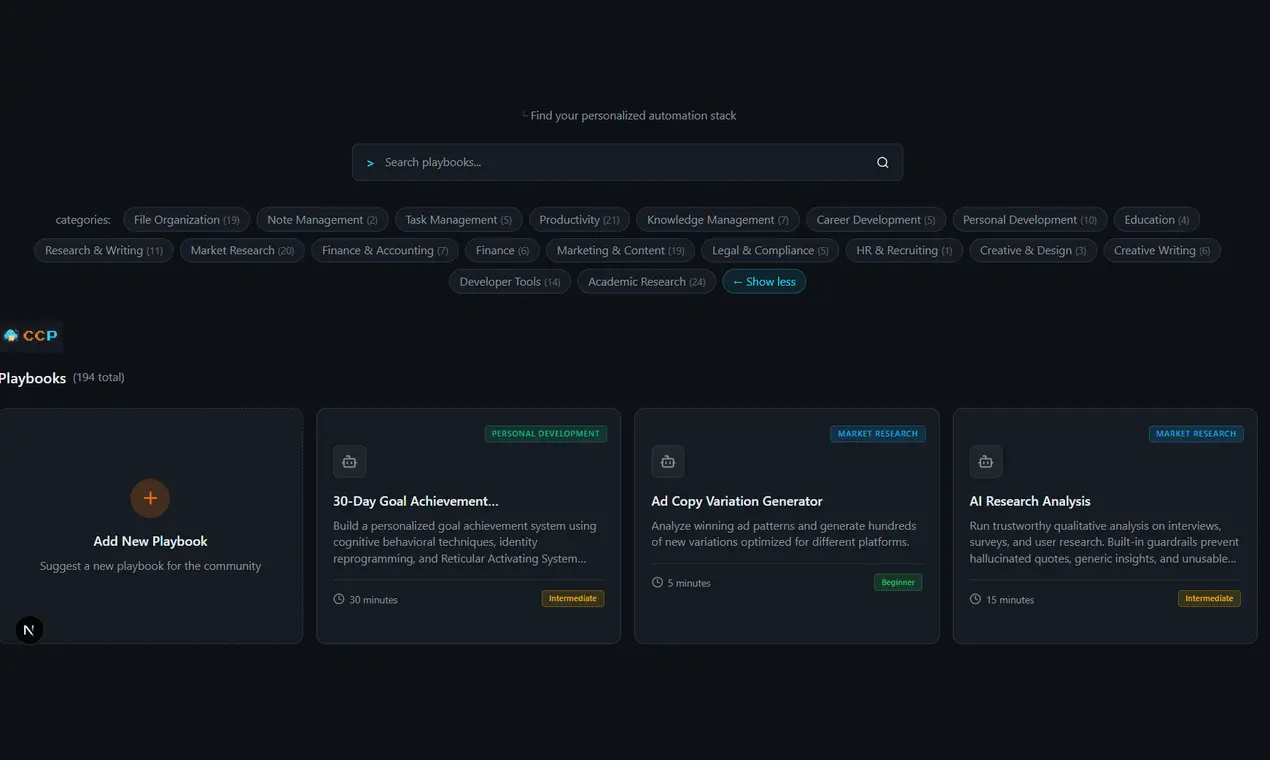 Screenshot 3 of Claude Code Playbooks