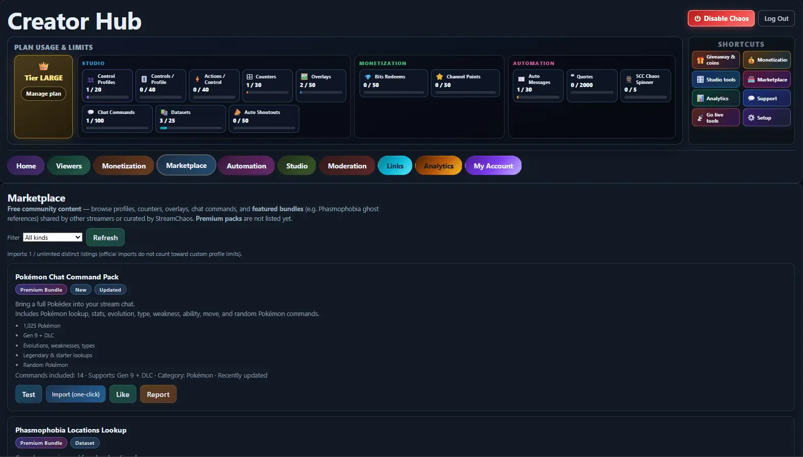 Screenshot 4 of Stream Chaos Controls