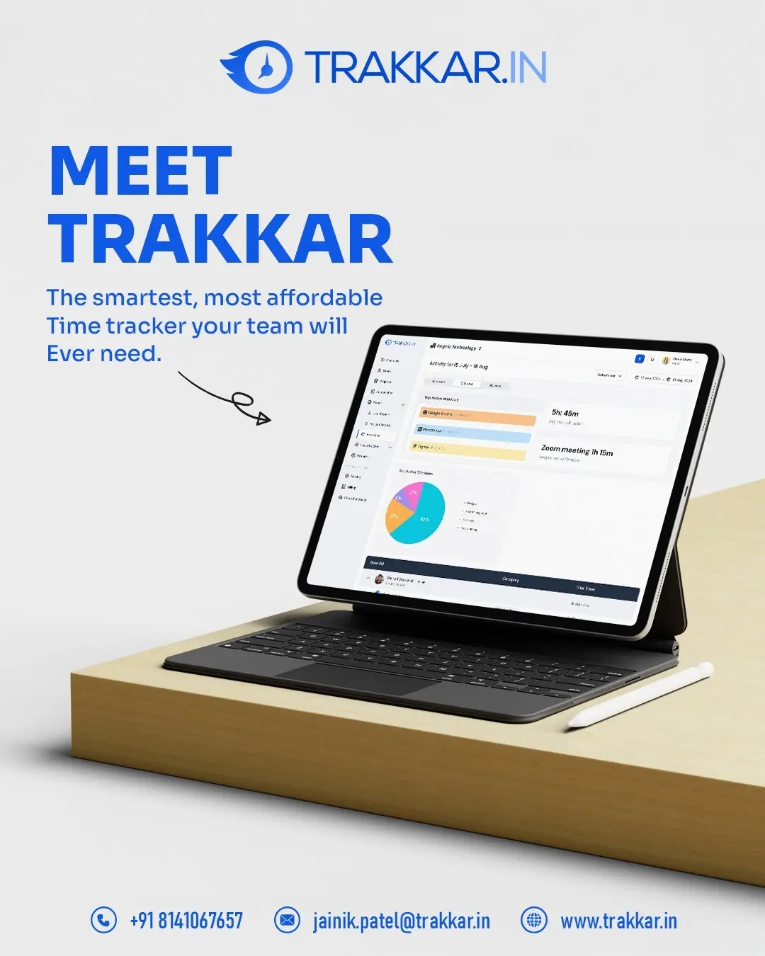 Screenshot 1 of Trakkar.in