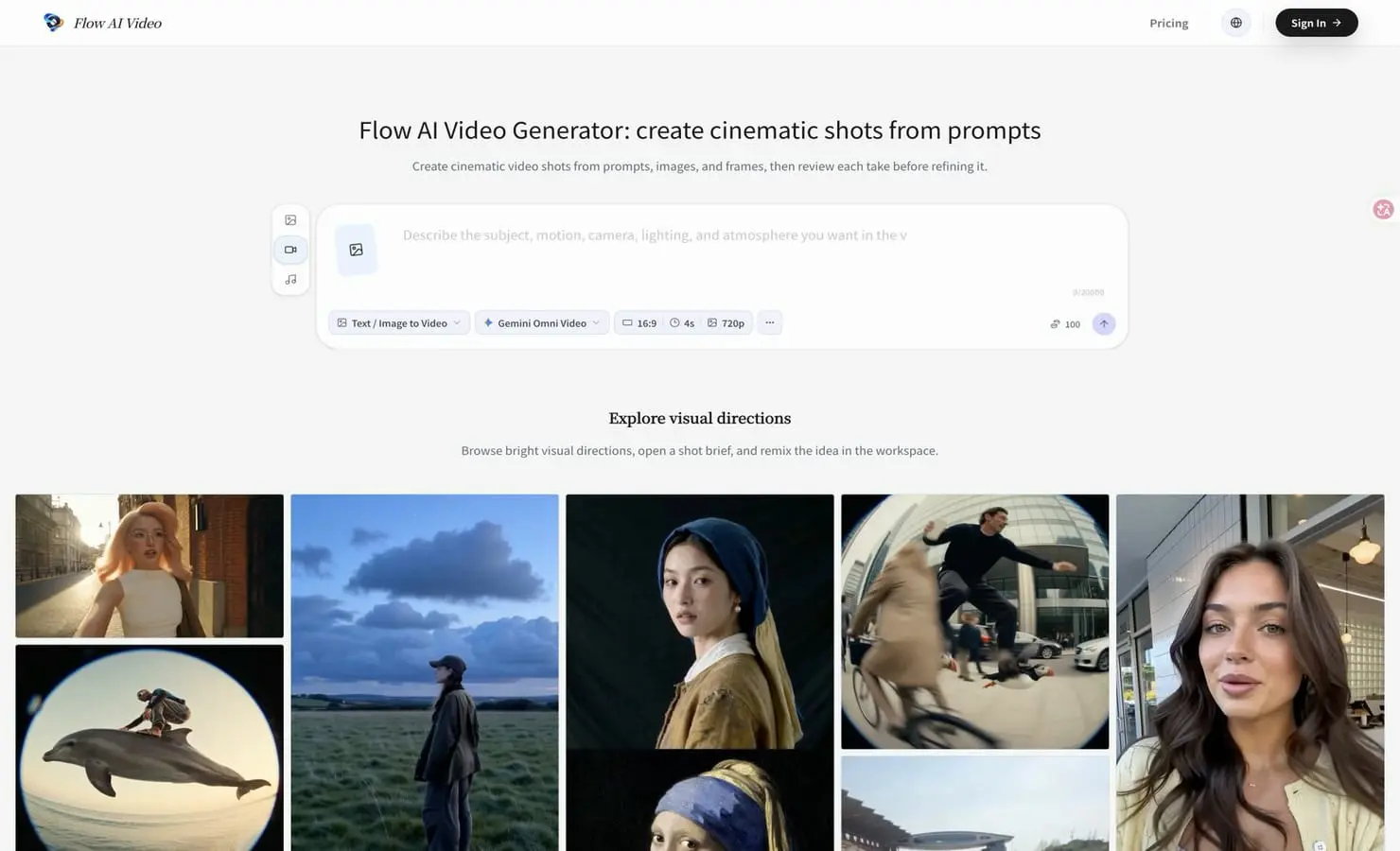 Screenshot 1 of Flow AI Video