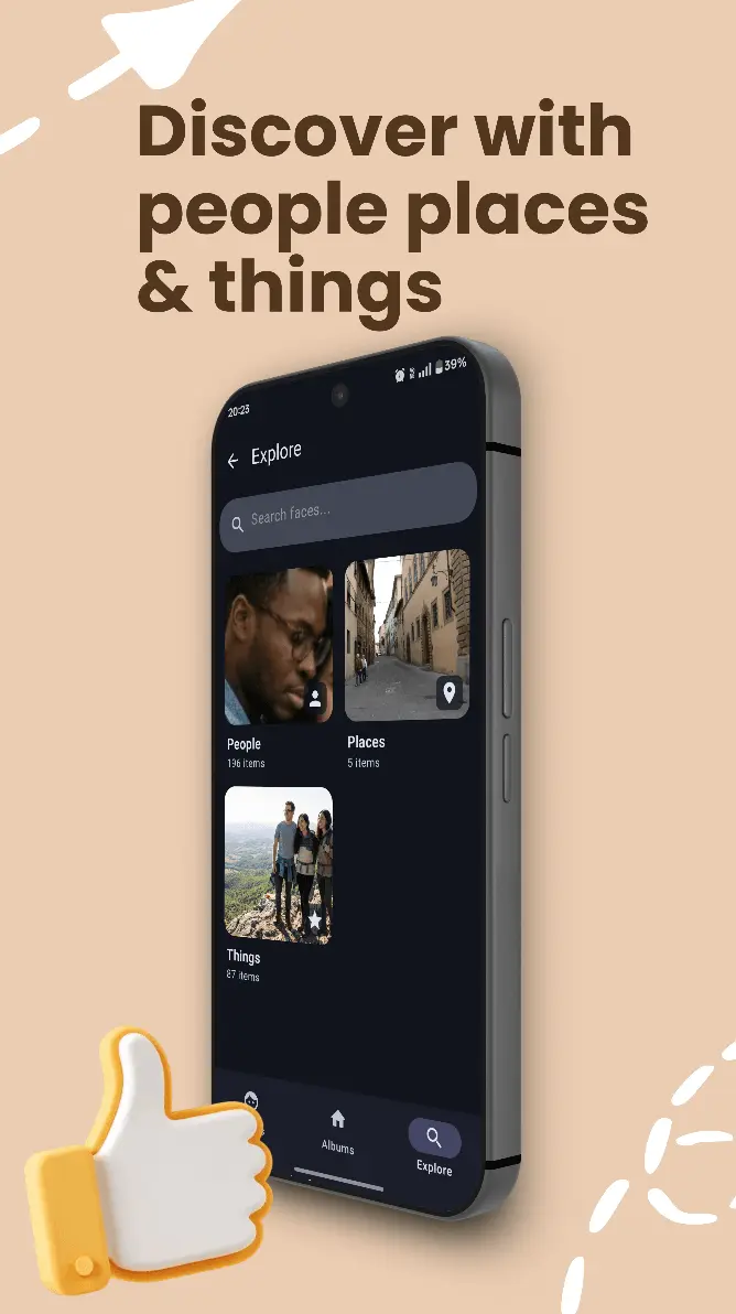 Screenshot 3 of Face Gallery: On Device AI Photo Sorter