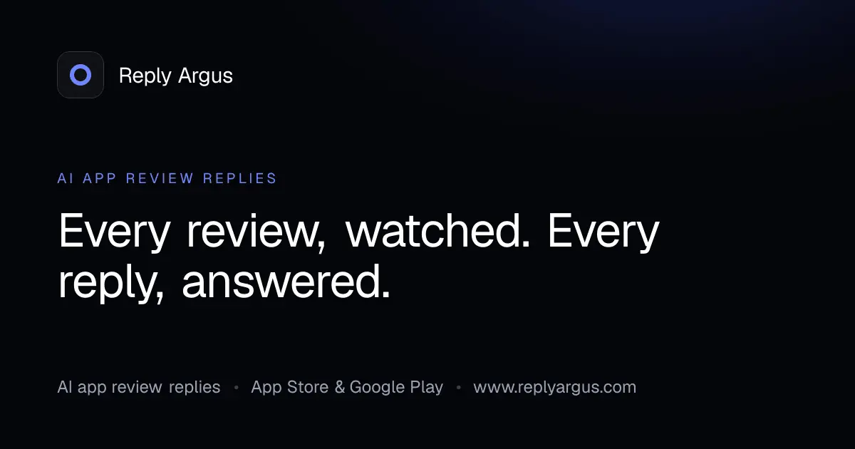 Screenshot 1 of Reply Argus