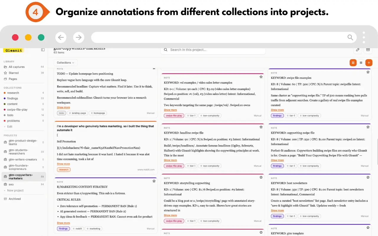 Screenshot 4 of Gleanit