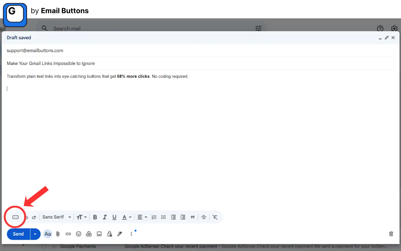 Screenshot 1 of Email Buttons