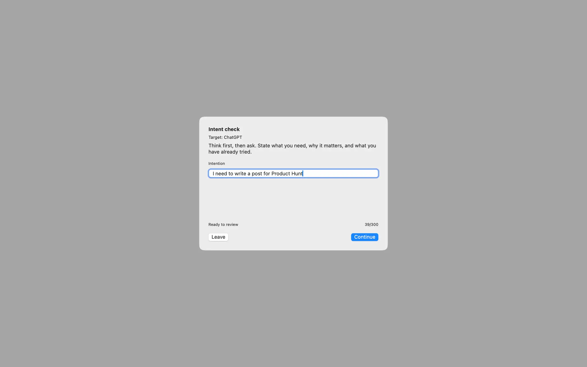 Screenshot 3 of Use Less AI