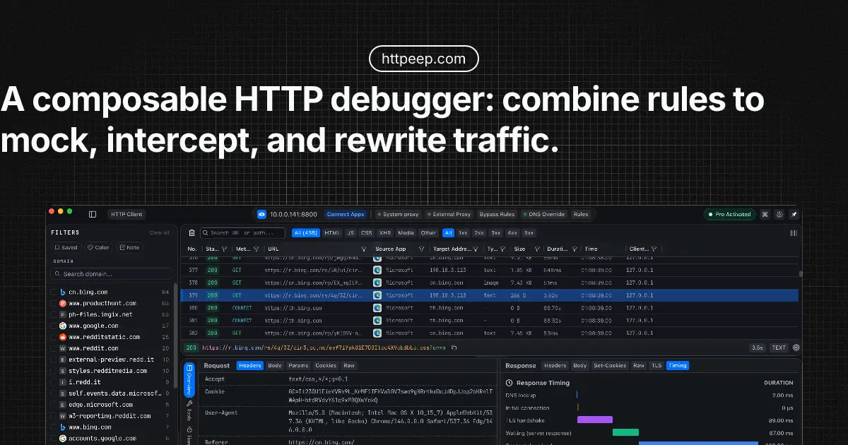 Screenshot 1 of HTTPeep