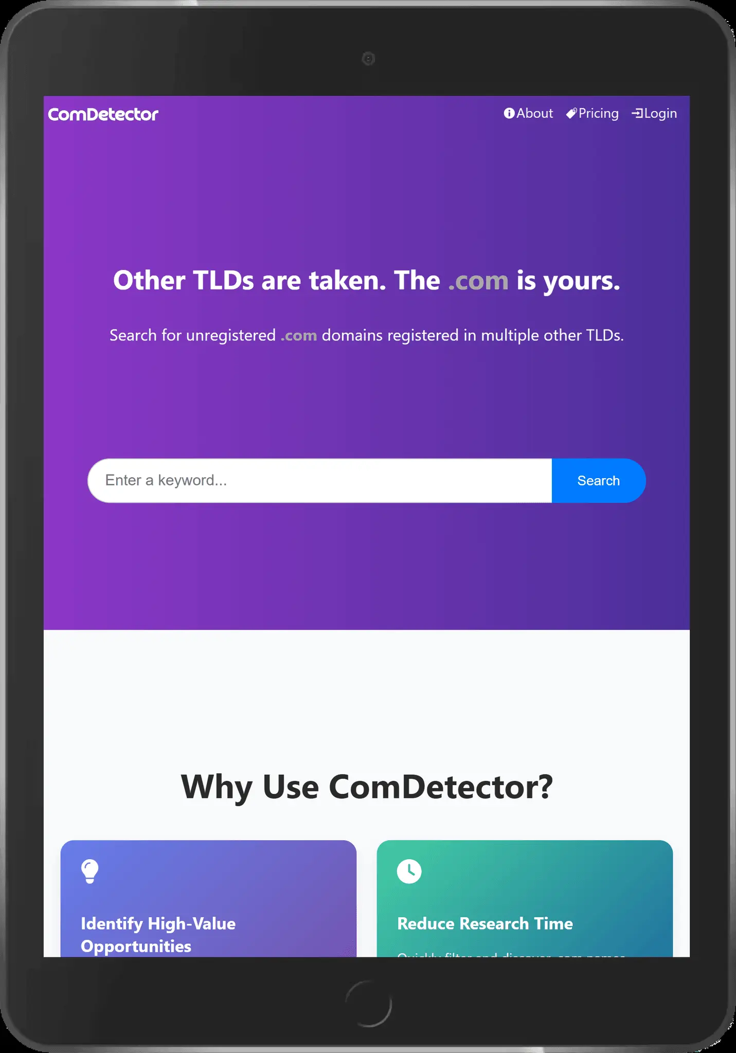 Screenshot 3 of ComDetector