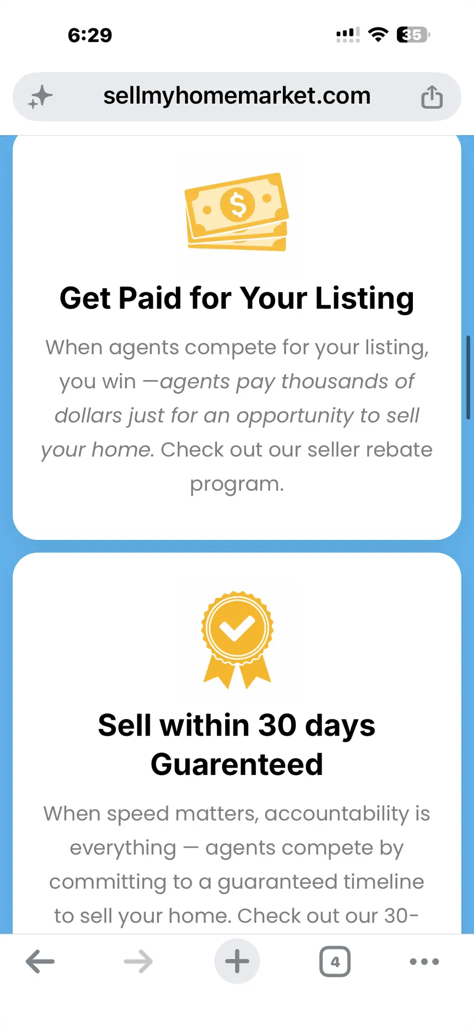 Screenshot 4 of Sell My Home Market