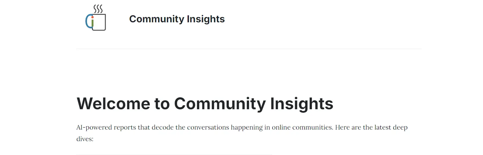 Screenshot 7 of Community Insights
