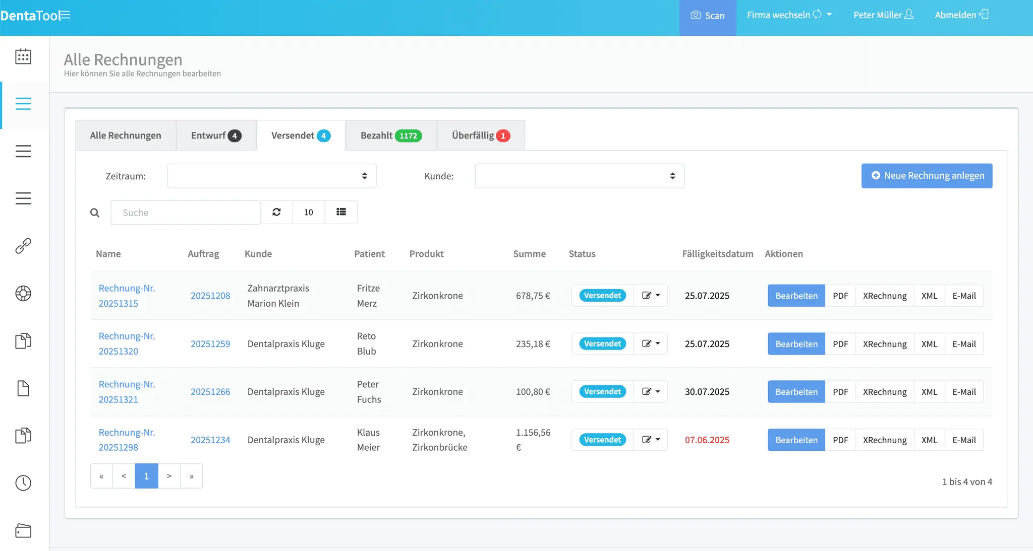 Screenshot 1 of DentaTool - Moderne Cloud-Software