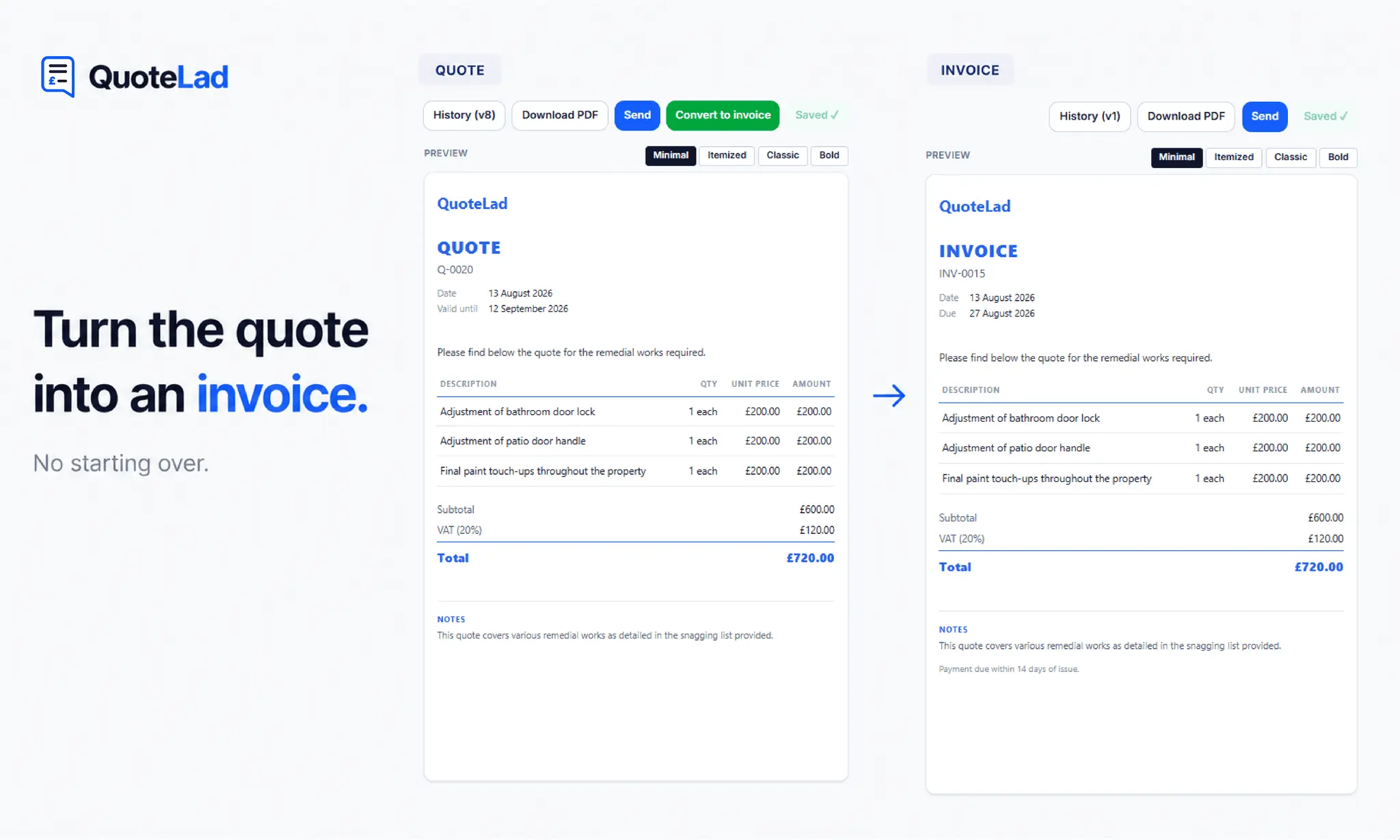 Screenshot 6 of QuoteLad