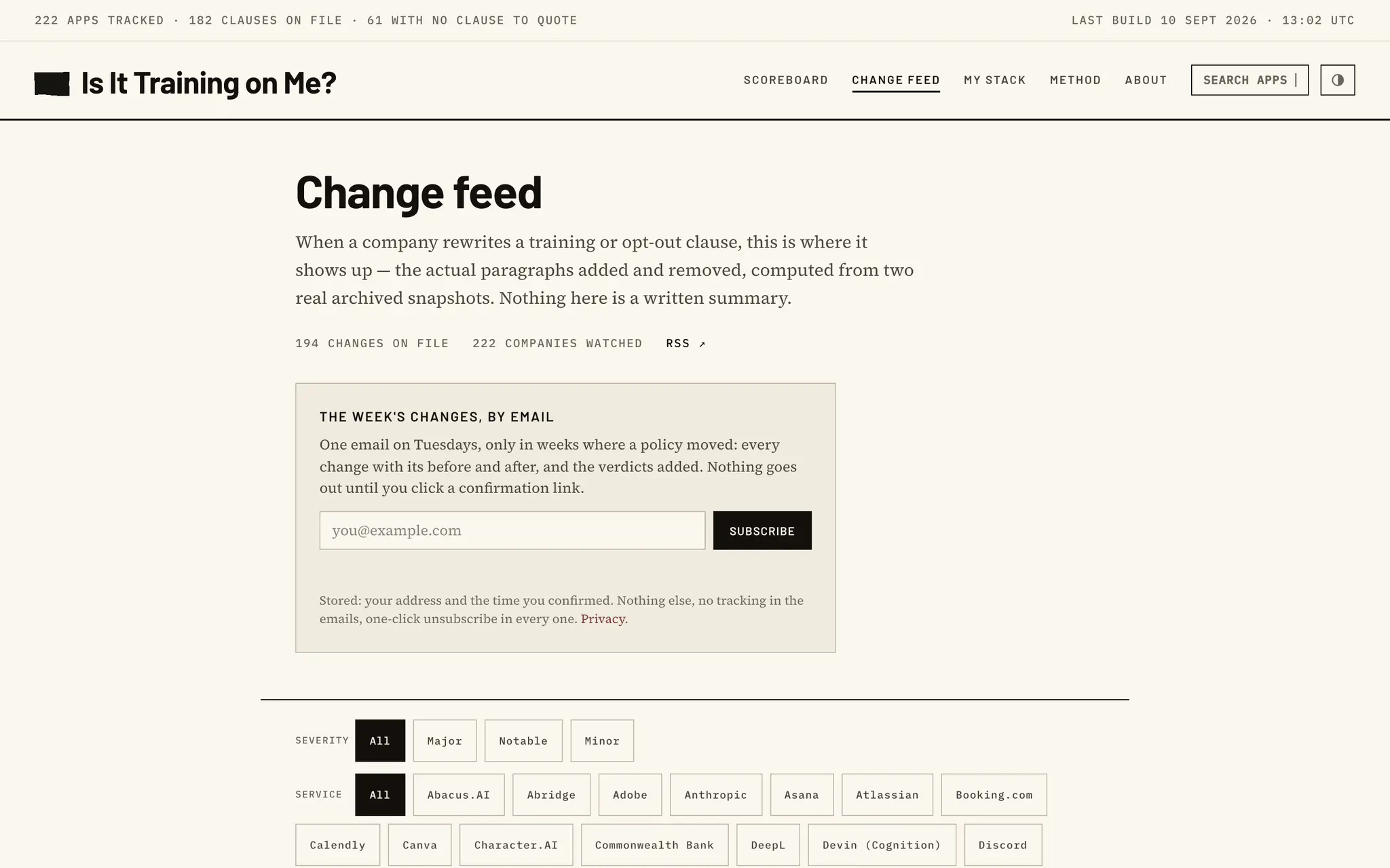 Screenshot 4 of Is It Training on Me?