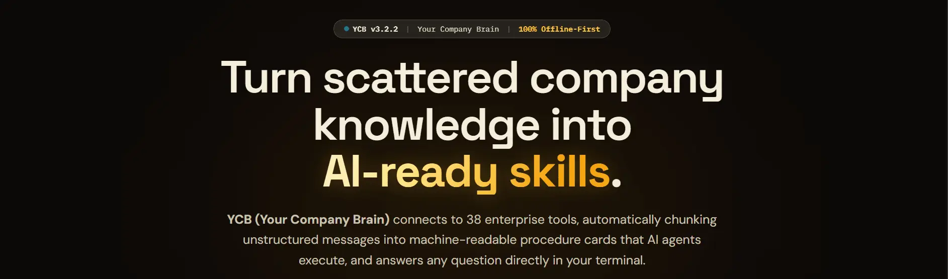 Screenshot 1 of Your Company Brain
