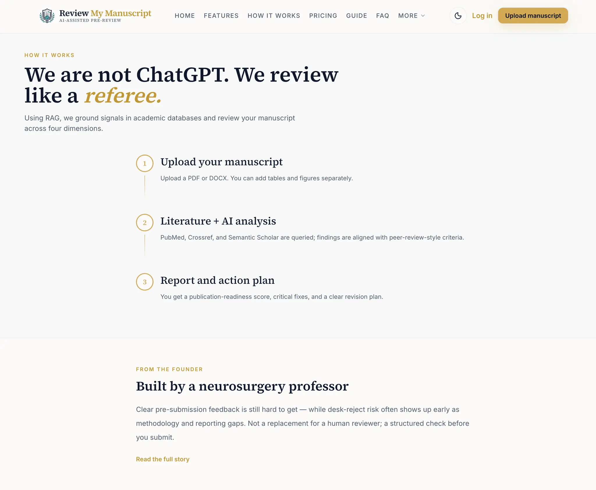 Screenshot 3 of Review My Manuscript