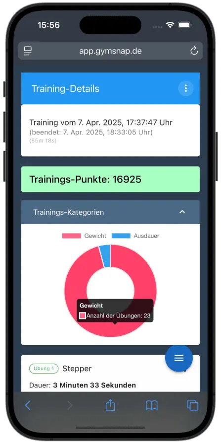 Screenshot 6 of GYMSNAP - No-Install Workout Tracker