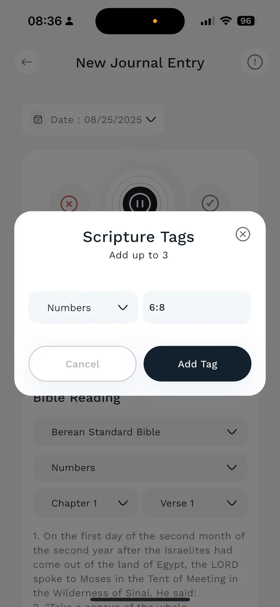 Screenshot 3 of Psalmlog