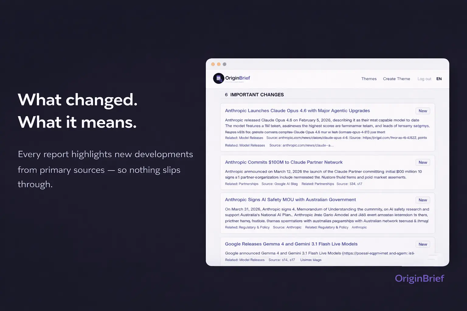 Screenshot 6 of OriginBrief