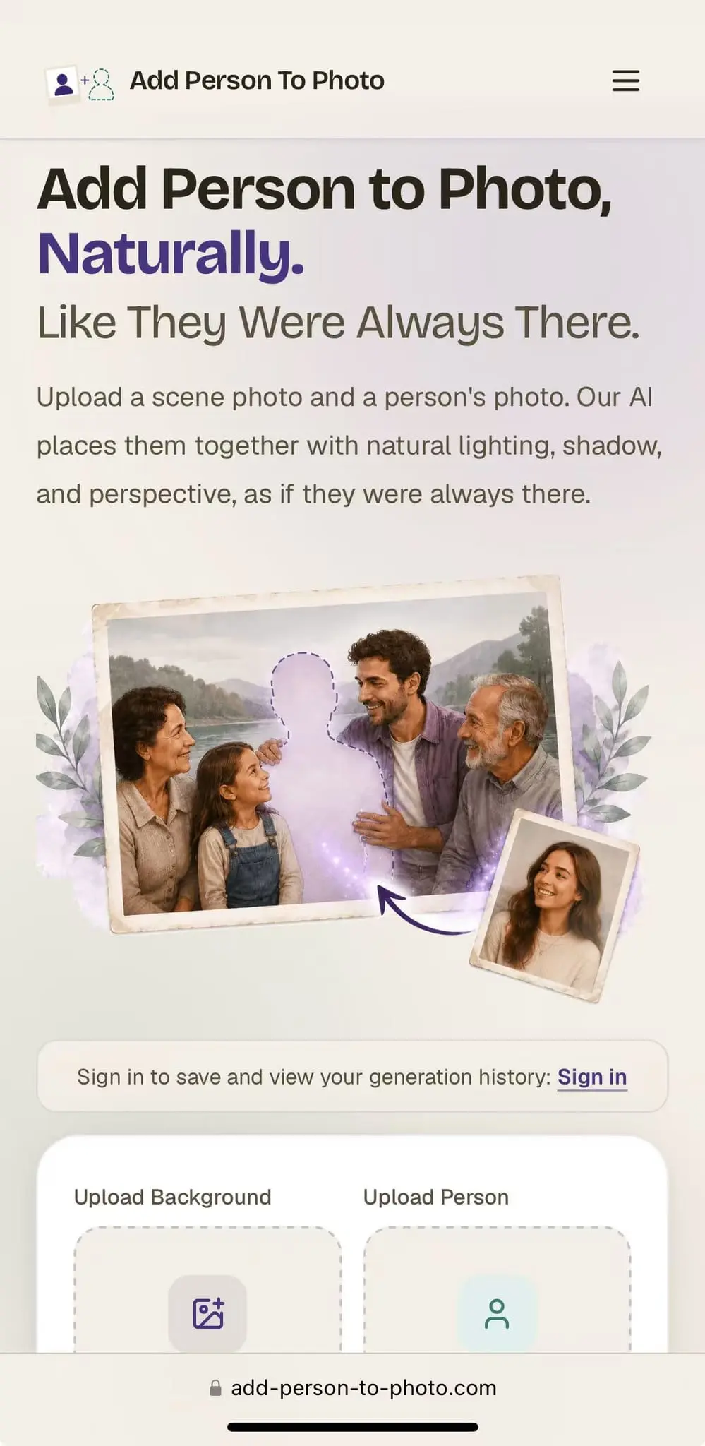 Screenshot 3 of Add Person to Photo