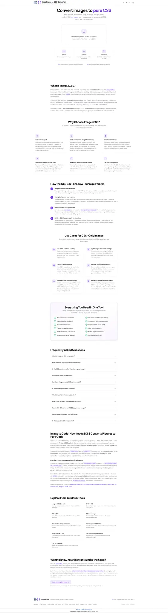 Screenshot 5 of Image to CSS Converter