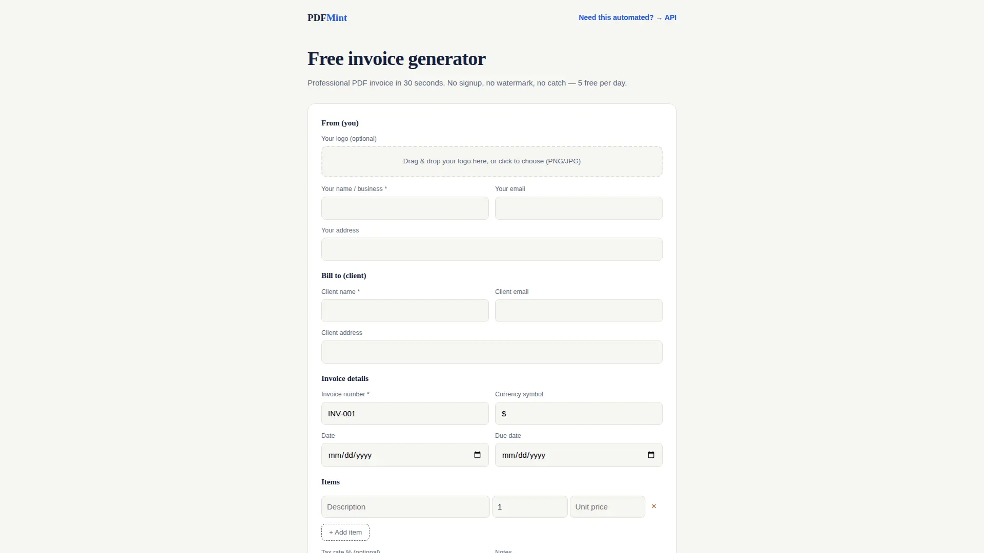 Screenshot 4 of PDFMint
