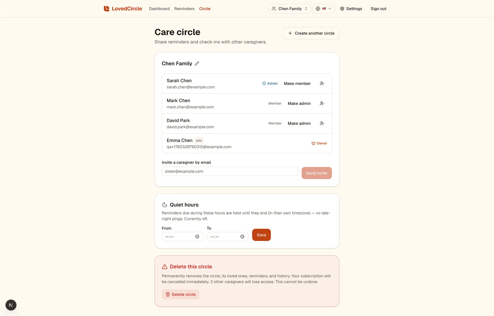 Screenshot 3 of LovedCircle