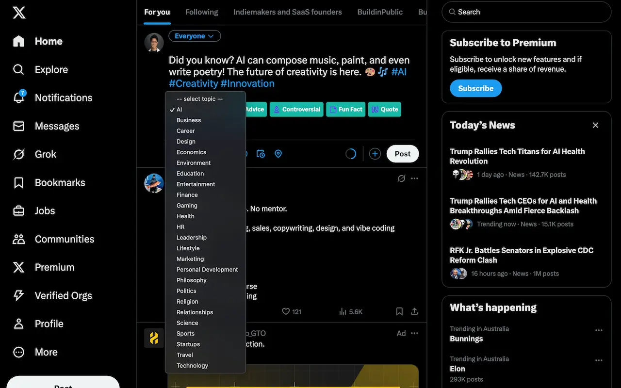 Screenshot 2 of VibeReply