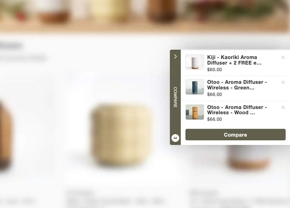 Screenshot 1 of Smart Comparison Widget