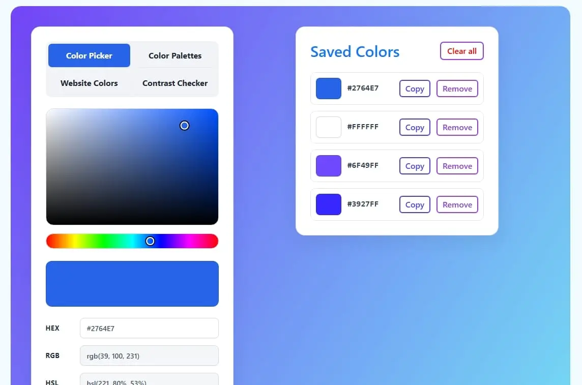 Screenshot 2 of Upclimb Color Picker