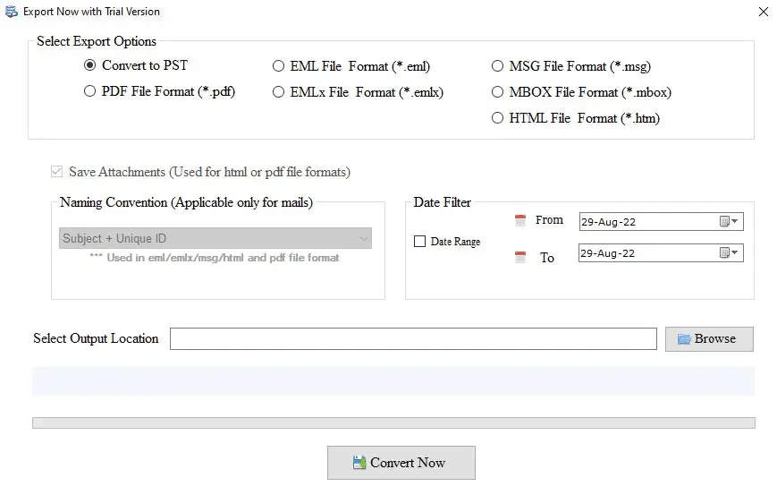 Screenshot 5 of Softaken NSF to EMLX Converter