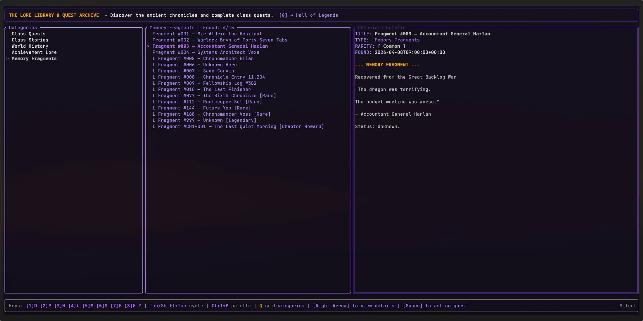 Screenshot 4 of QUESTLINE