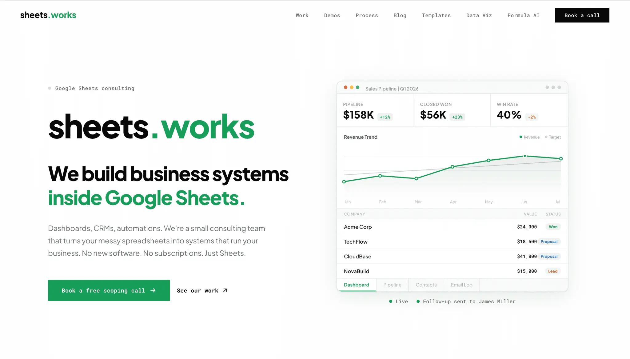 Screenshot 2 of sheets.works
