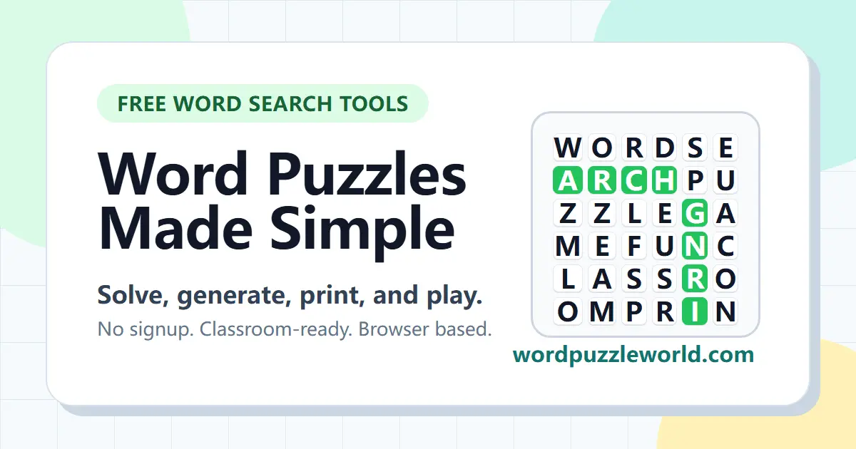 Screenshot 1 of Word Puzzle World