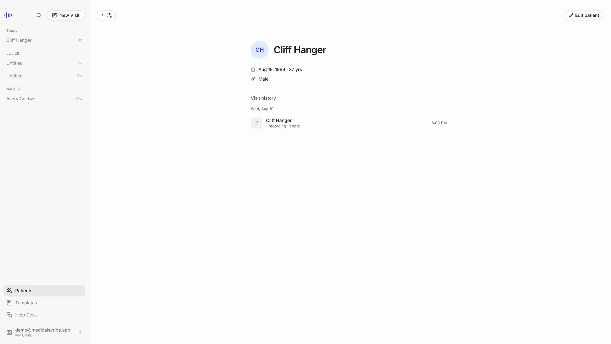 Screenshot 2 of Medical Scribe