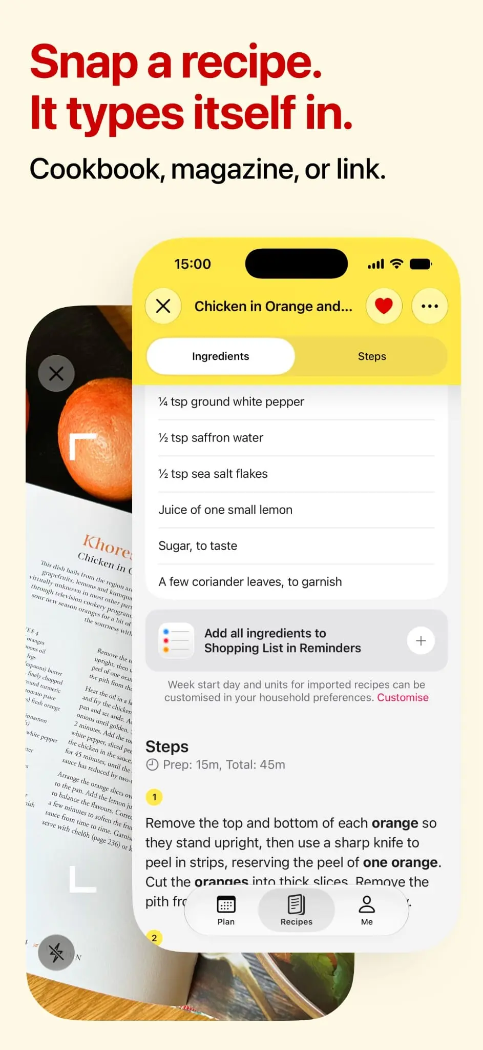 Screenshot 1 of TeaTonight: Dinner Planner