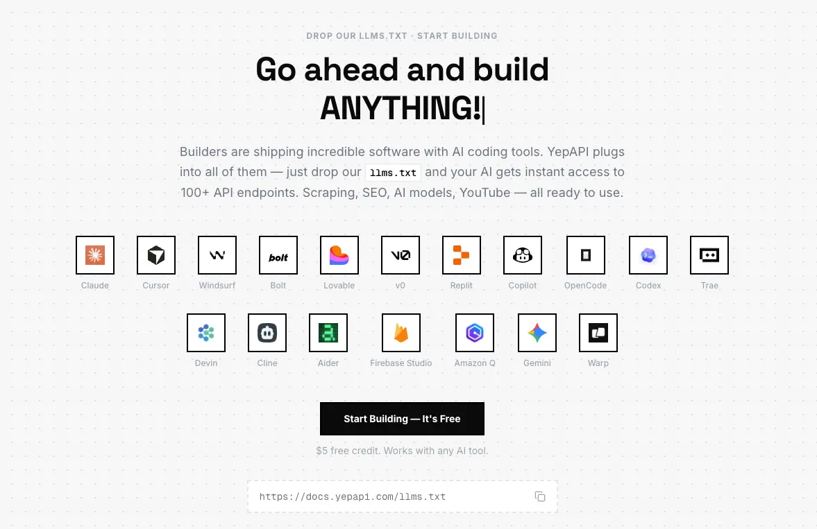 Screenshot 3 of YepAPI