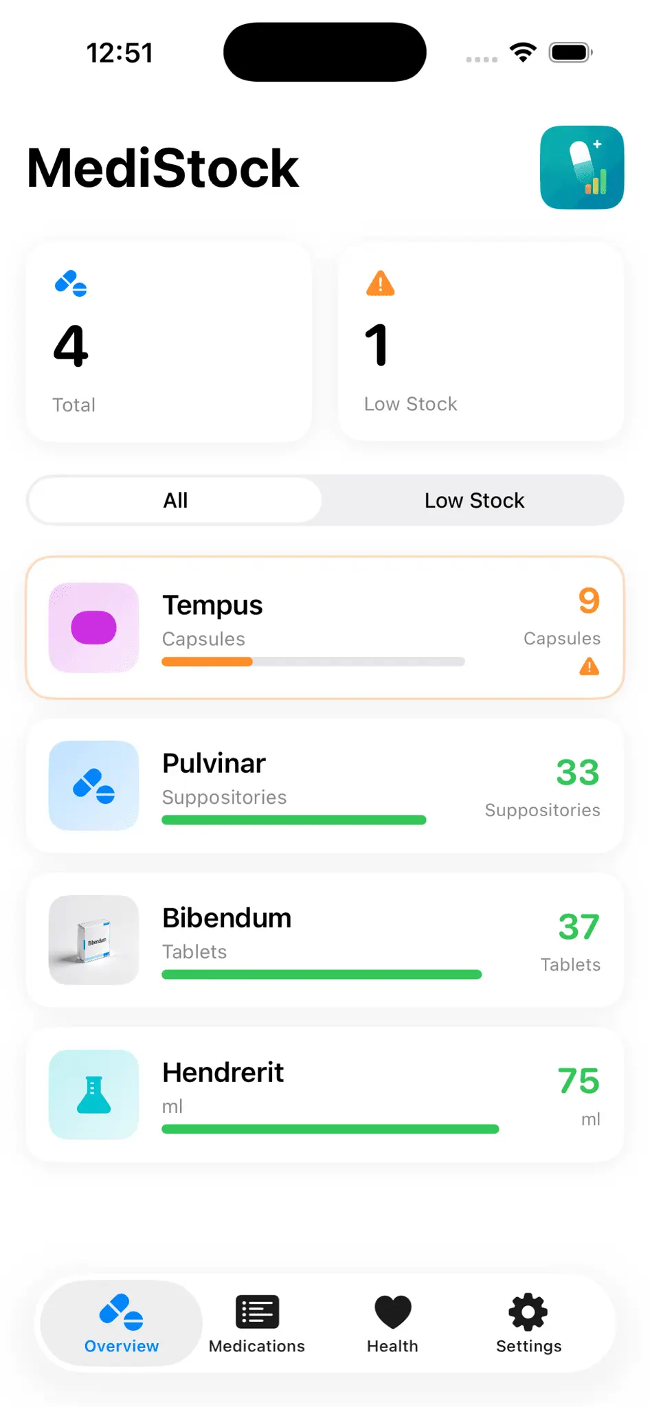 Screenshot 2 of MediStock