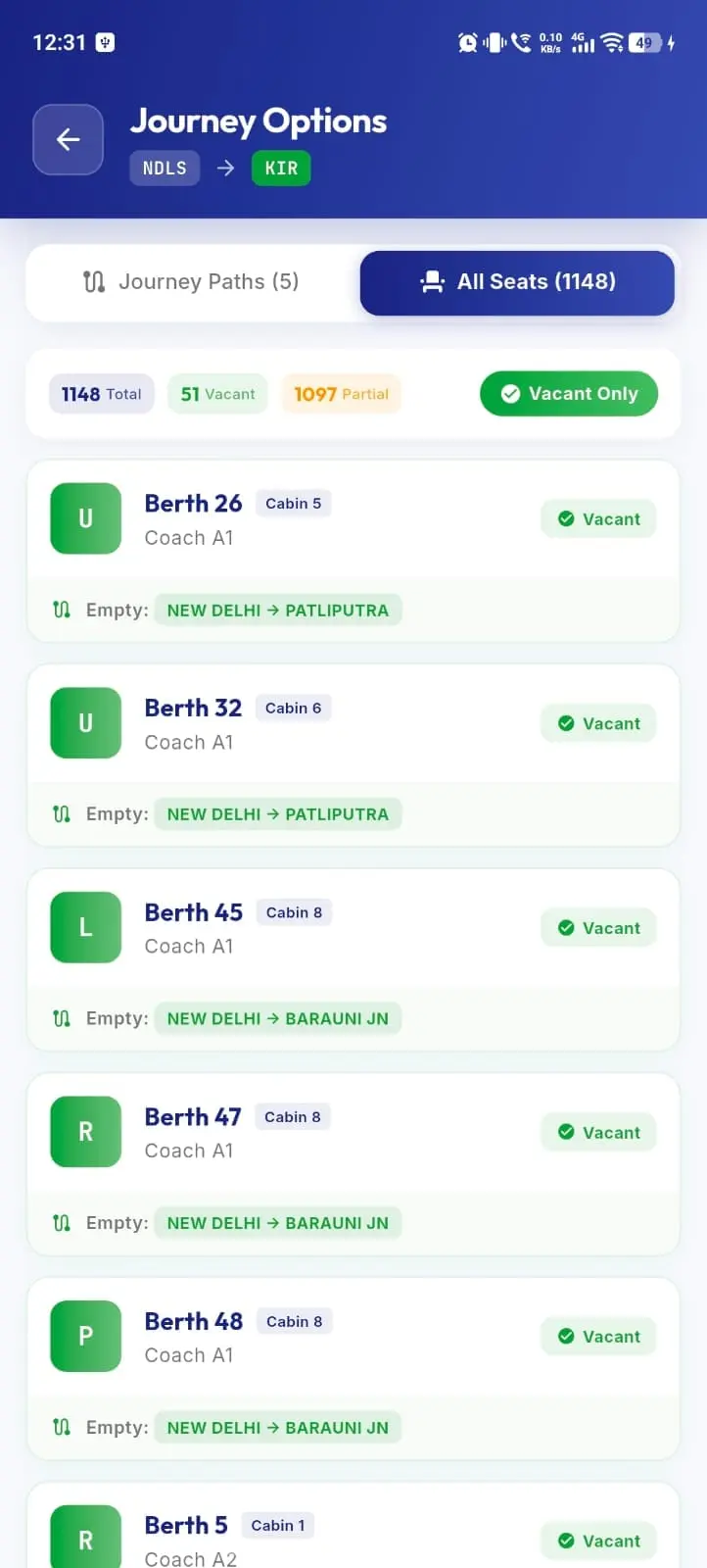 Screenshot 2 of GapSeat