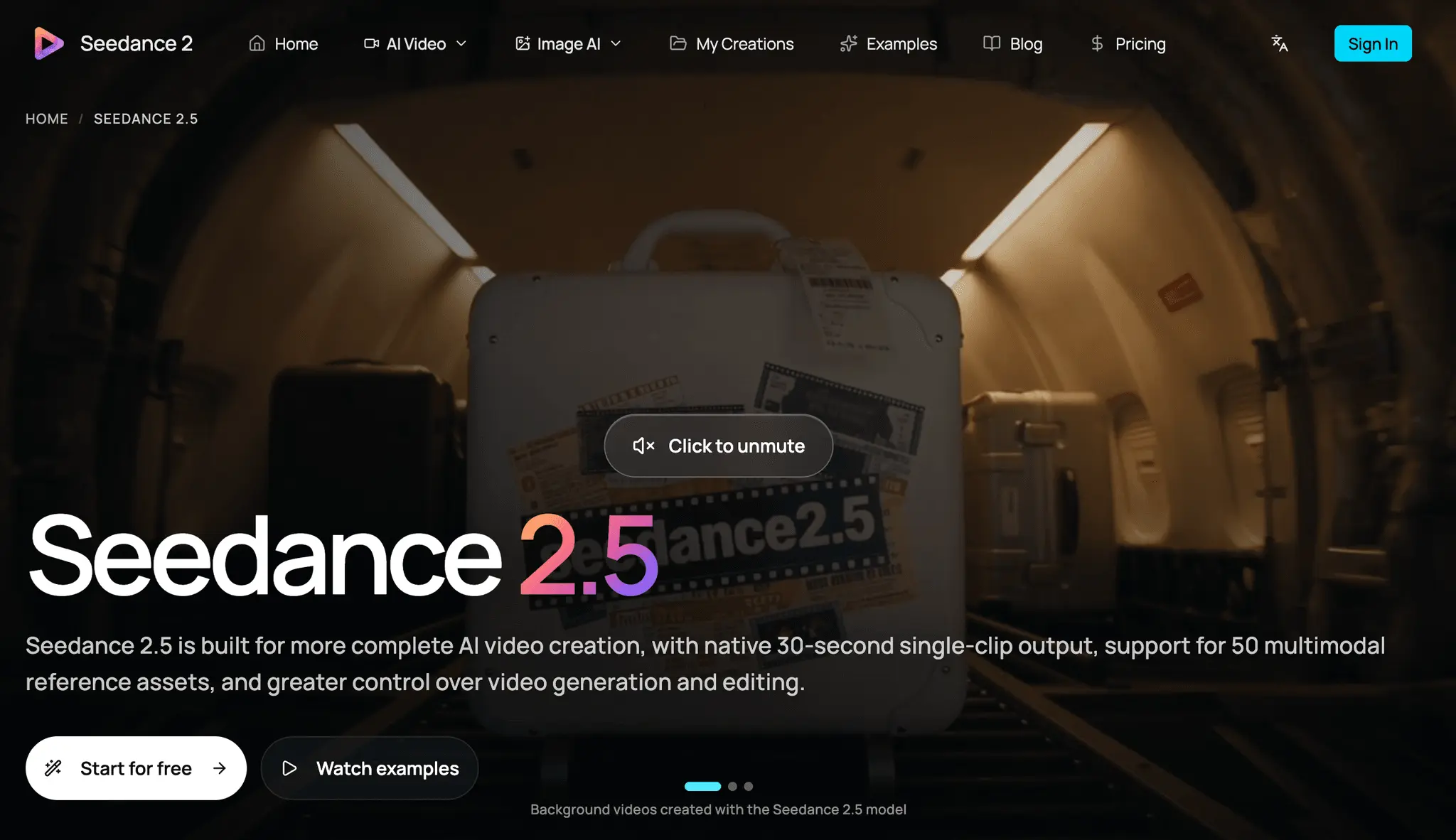 Screenshot 1 of Seedance 2.5