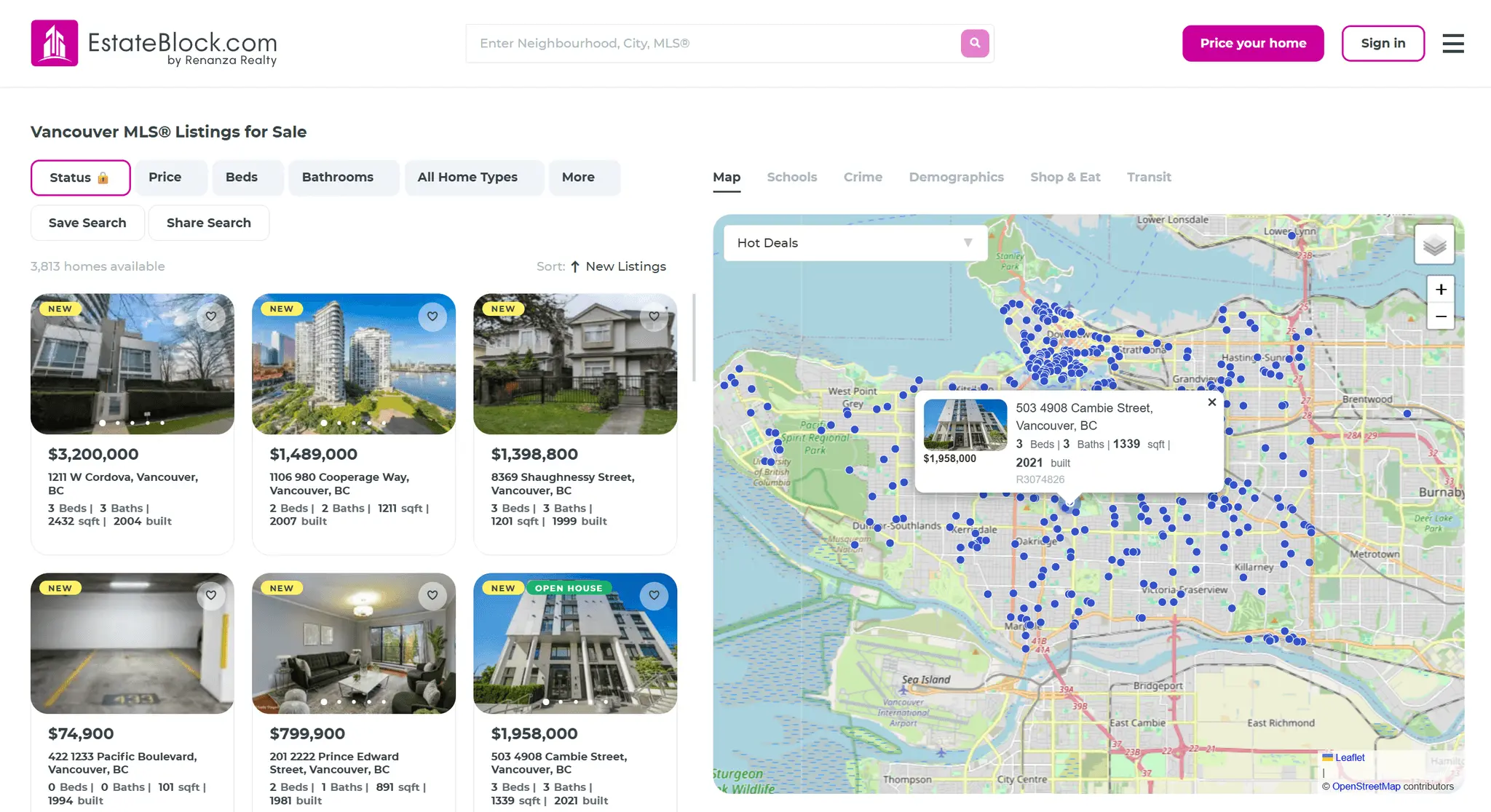 Screenshot 2 of Estateblock.com