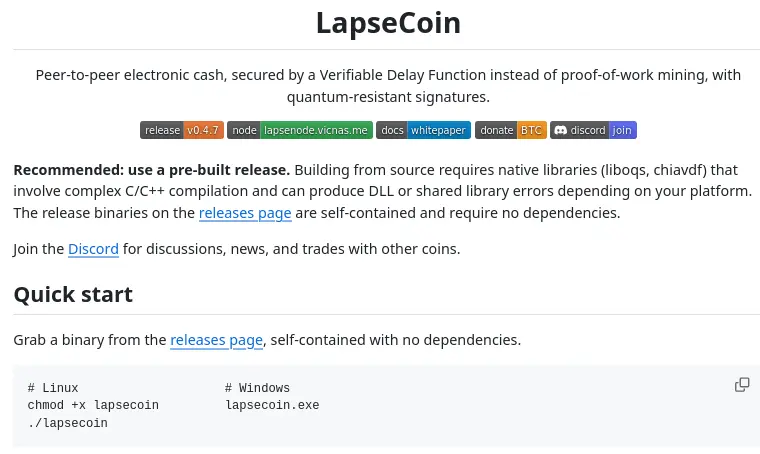 Screenshot 2 of LapseCoin