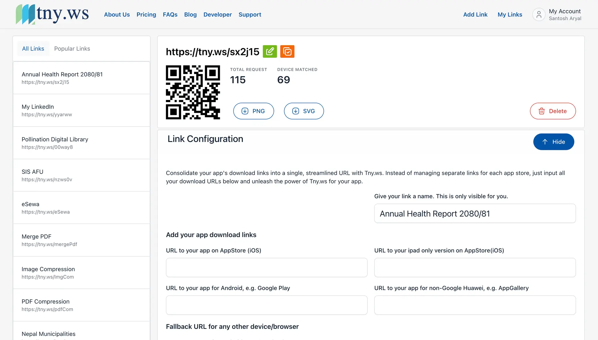 Screenshot 2 of Free URL Shortener & Smart QR Code