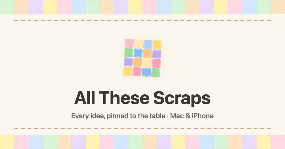 Screenshot 1 of All These Scraps