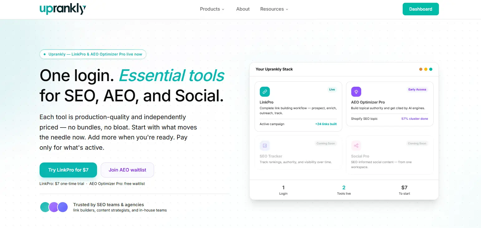Screenshot 2 of Uprankly LinkPro