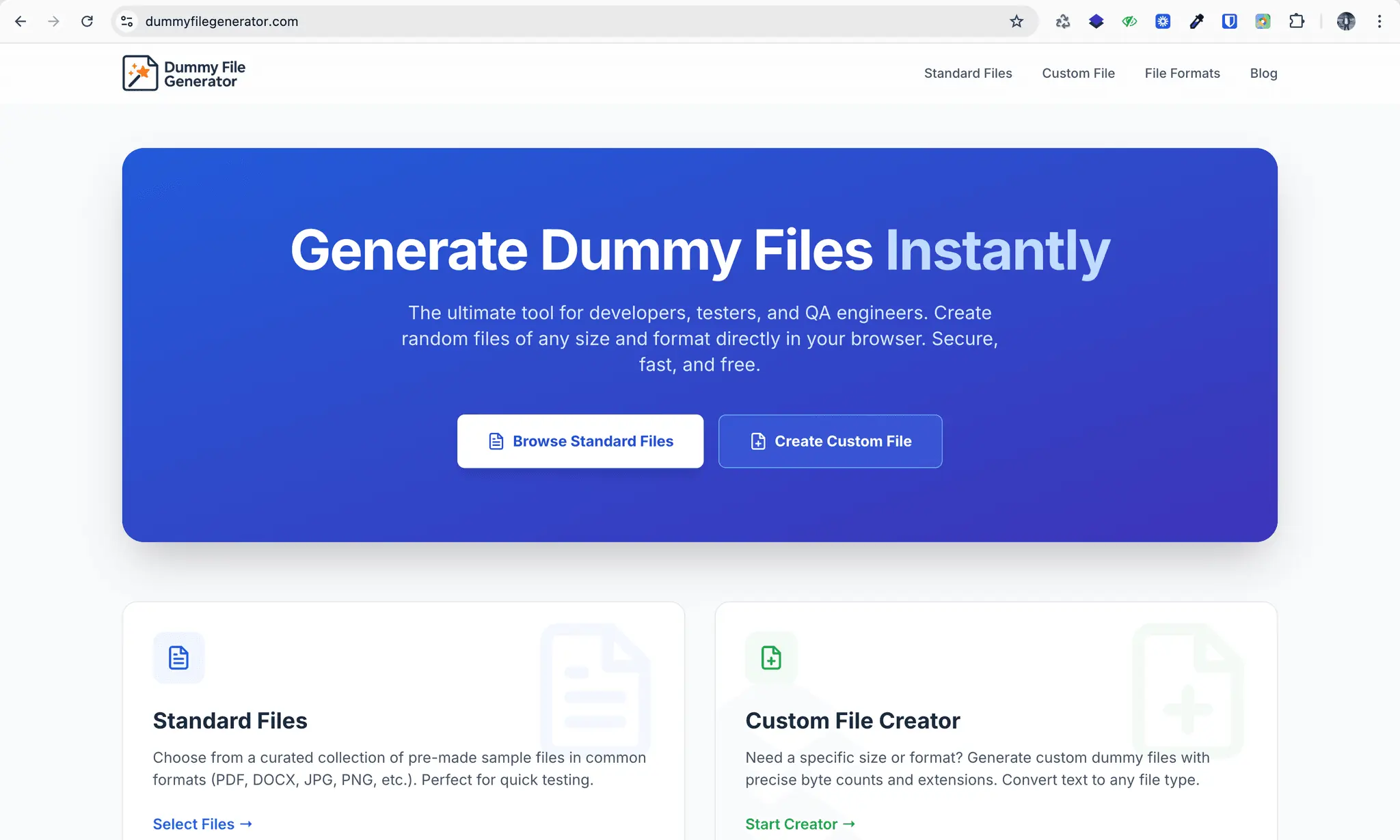 Screenshot 3 of Dummy File Generator