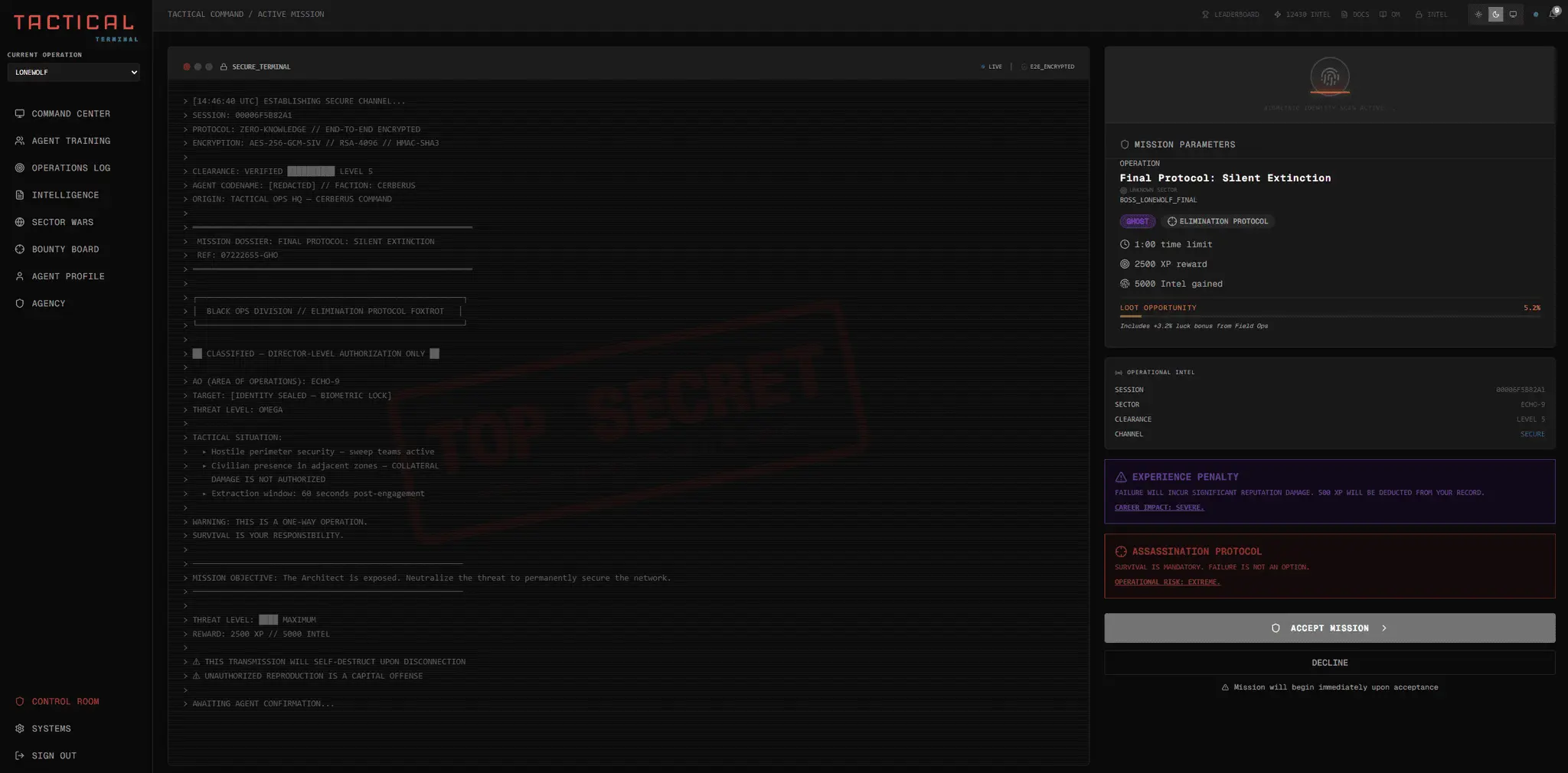 Screenshot 2 of Tactical Terminal