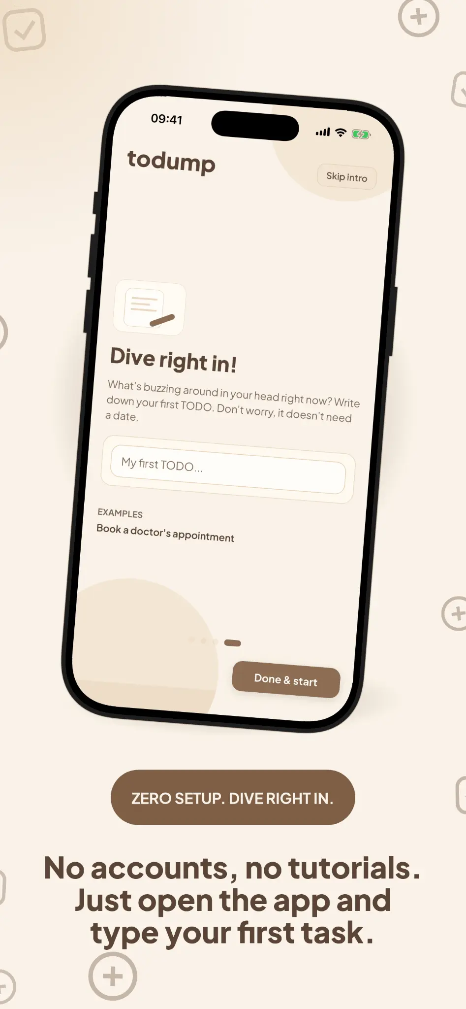 Screenshot 3 of todump: Brain Dump & Reminder