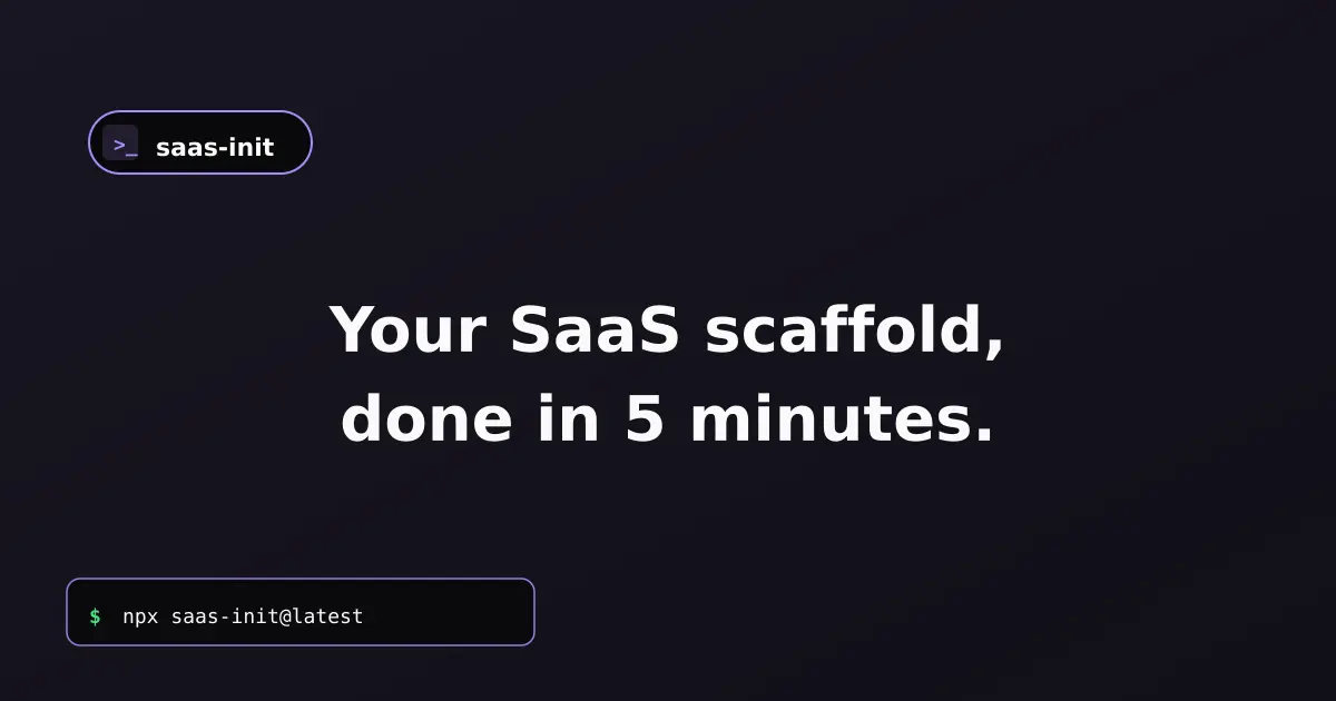 Screenshot 1 of saas-init