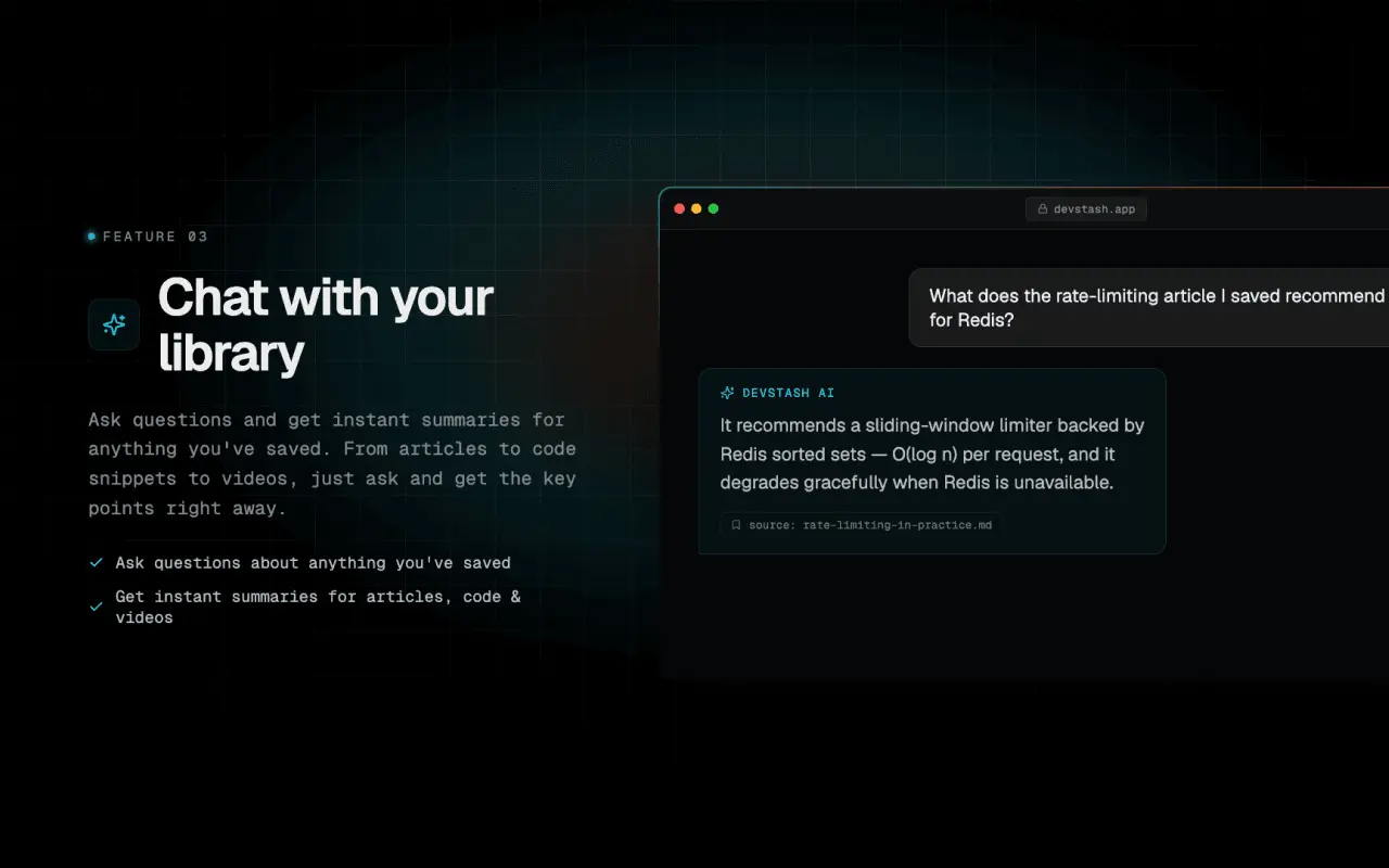 Screenshot 4 of DevStash